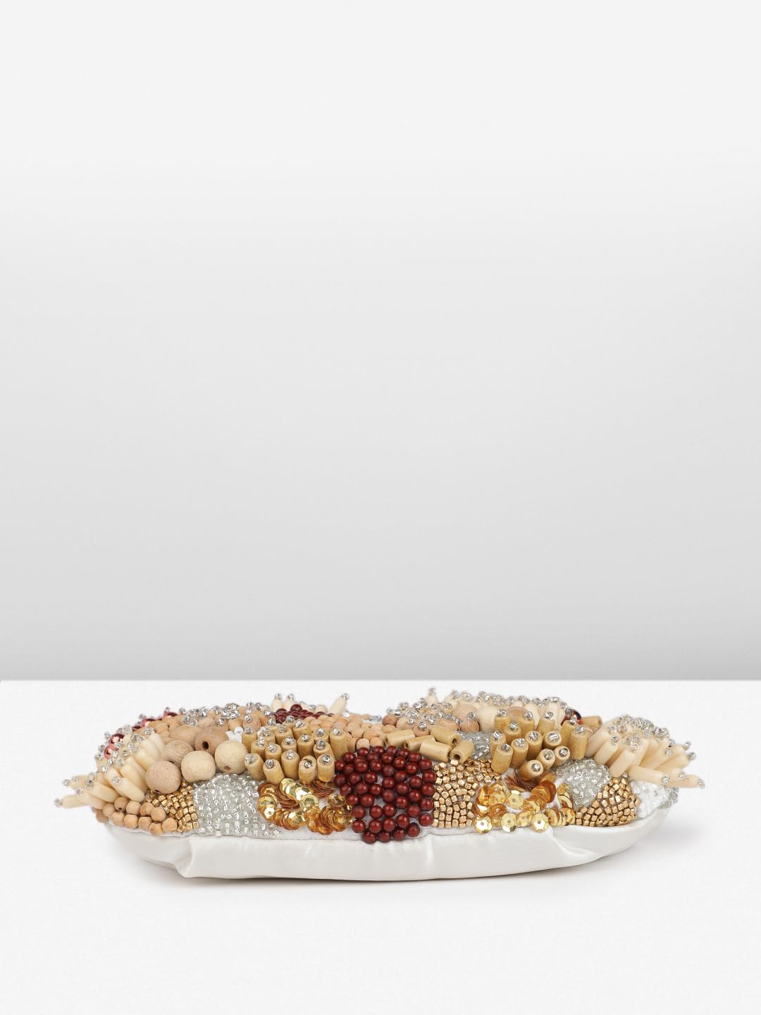 PRIMROSE Beaded Clutch Handbag with Chain Strap Multicolour