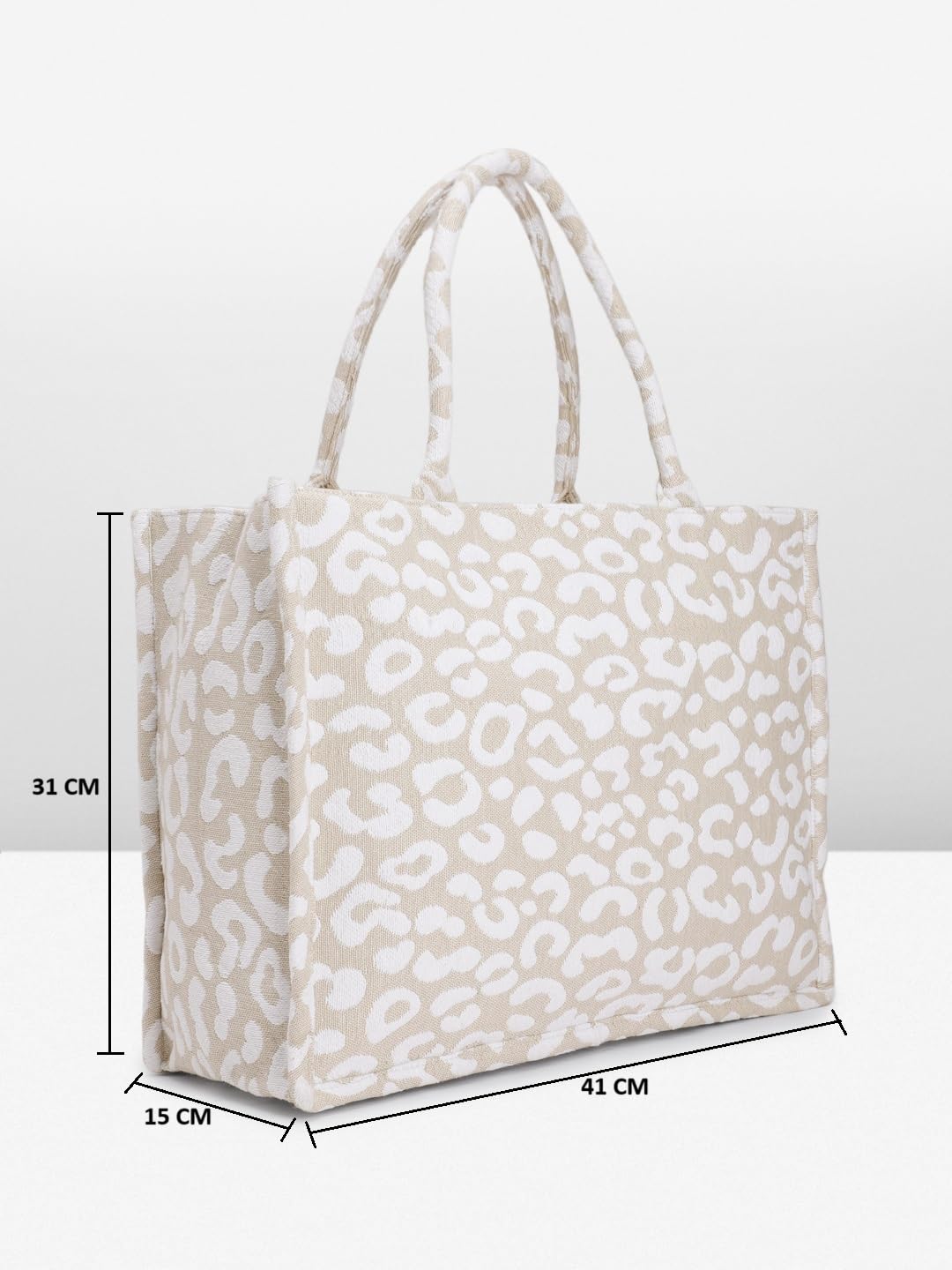 PRIMROSE Women Abstract Printed Structured Tote Bag