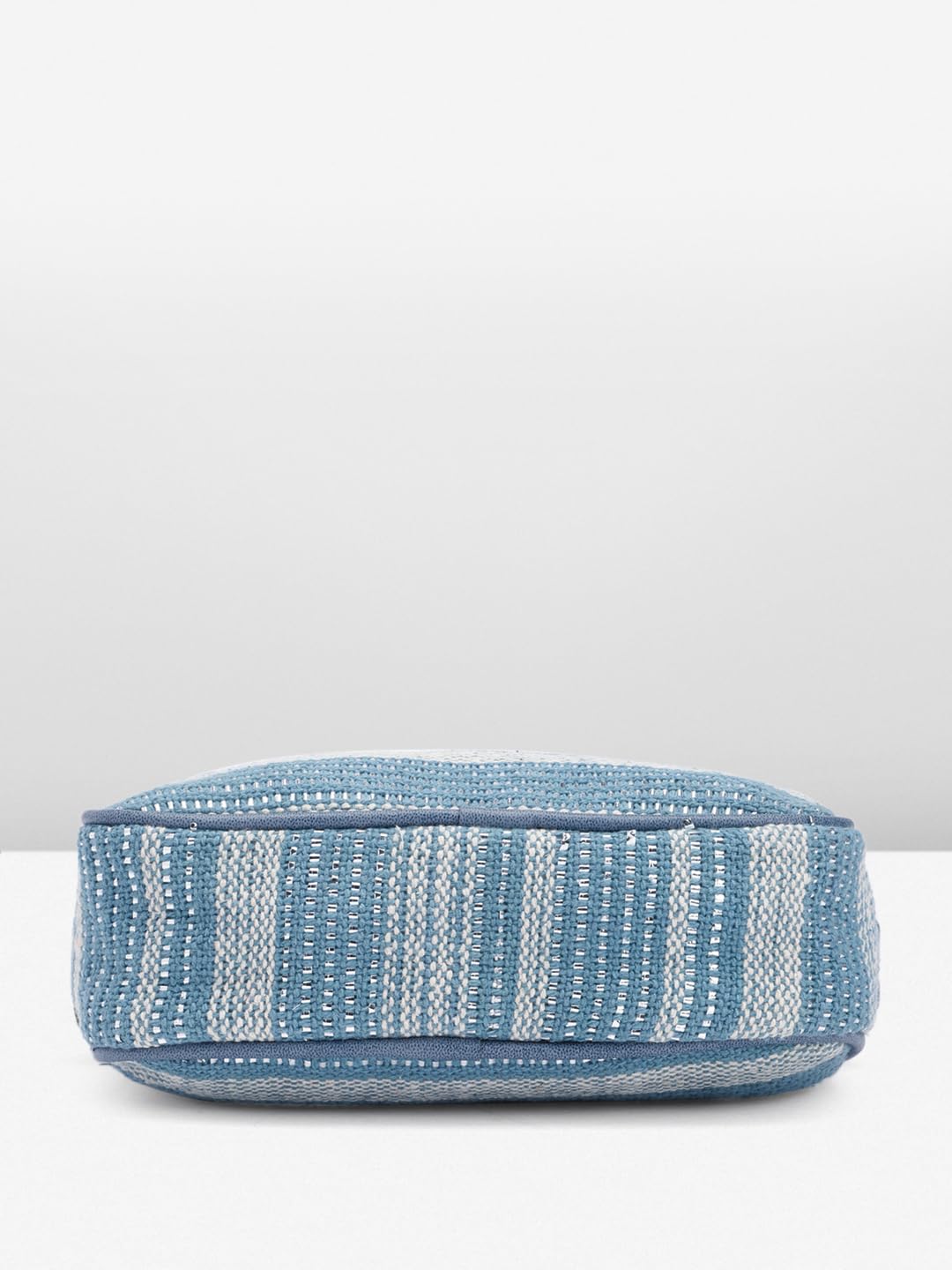 PRIMROSE Women's Woven Crossbody Bag Blue