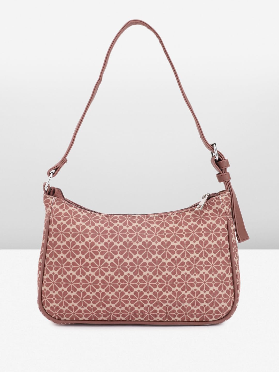 PRIMROSE Women's Patterned Shoulder Bag Brown