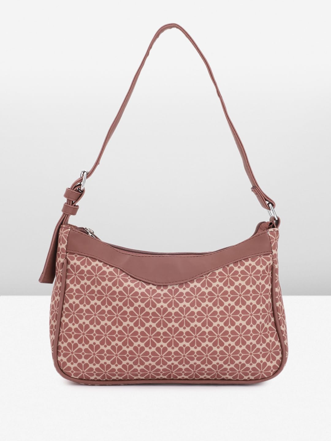 PRIMROSE Women's Patterned Shoulder Bag Brown