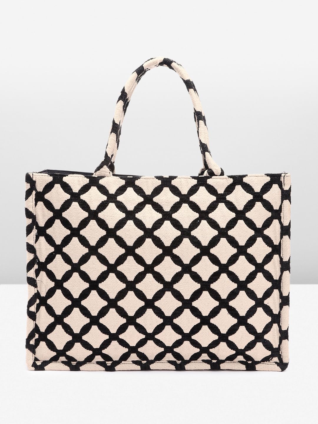 PRIMROSE Geometric Printed Shopper Tote Bag