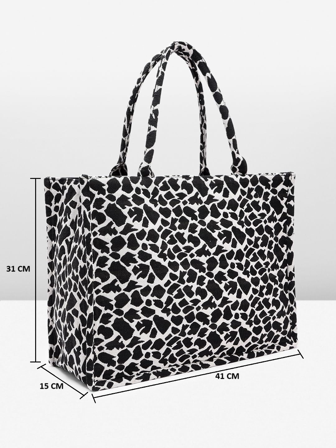 PRIMROSE Animal Printed Shopper Tote Bag