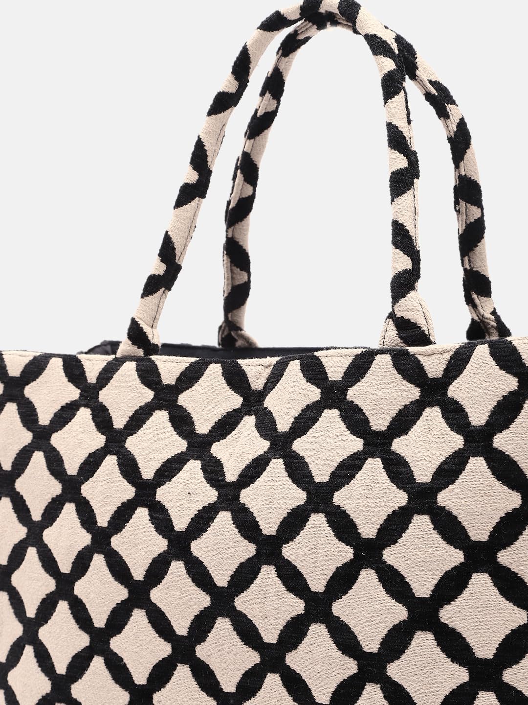 PRIMROSE Geometric Printed Shopper Tote Bag