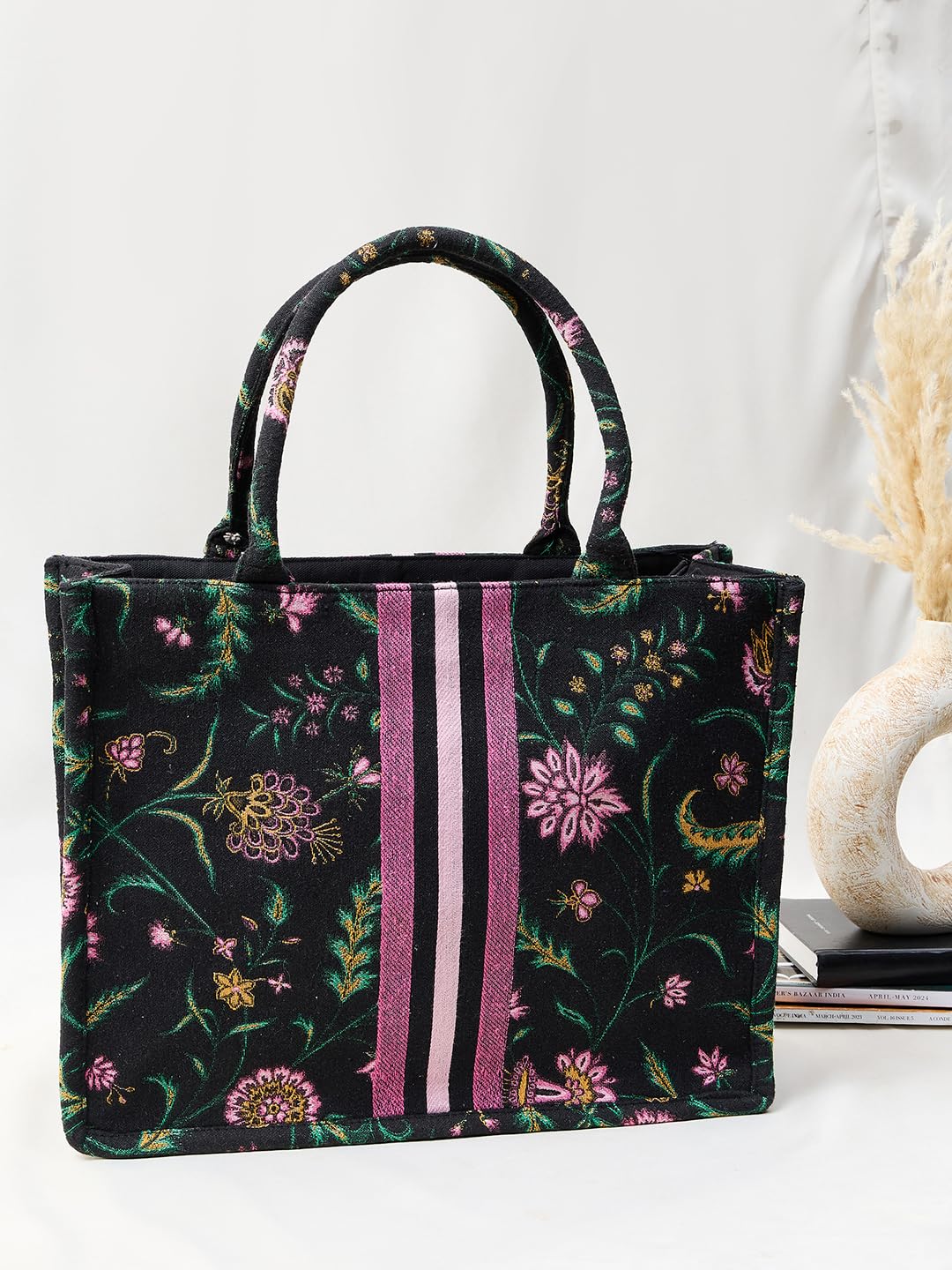 PRIMROSE Floral Printed Oversized Shopper Tote Bag