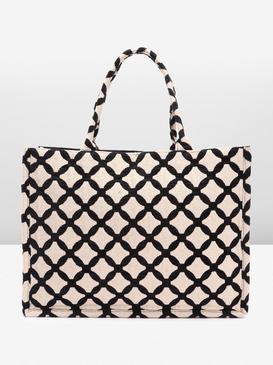 PRIMROSE Geometric Printed Shopper Tote Bag