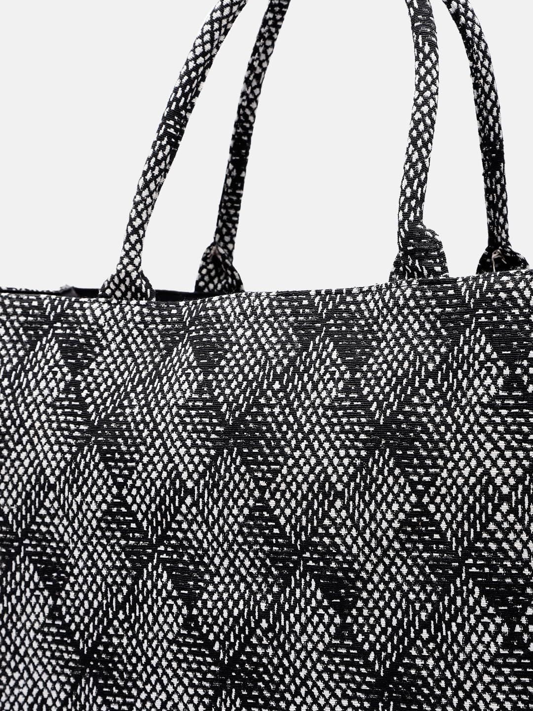 PRIMROSE Textured Shopper Tote Bag